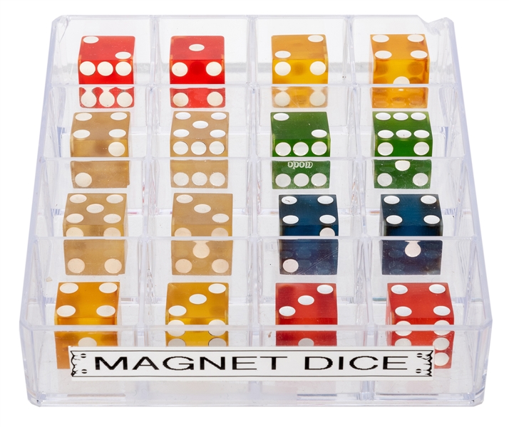  Collection of Gaffed Magnetic Casino Dice.
