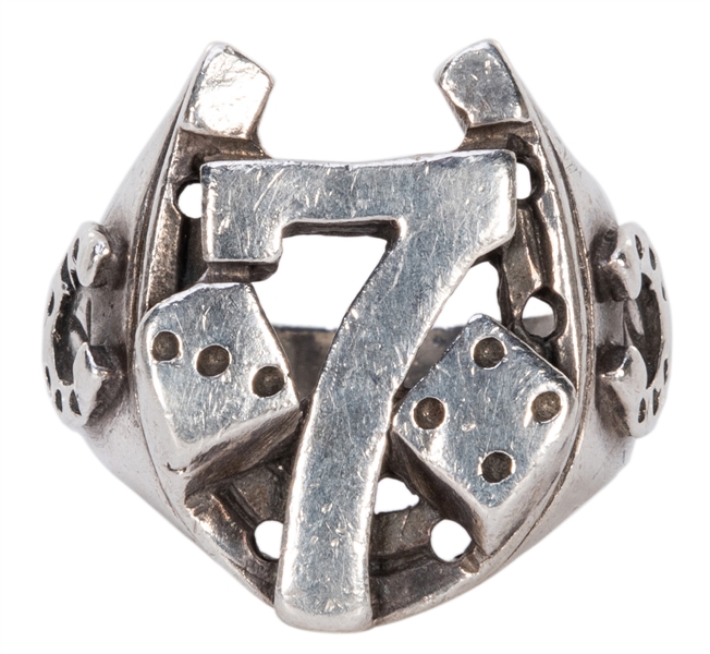 Lucky Number 7 Sterling Silver Ring.