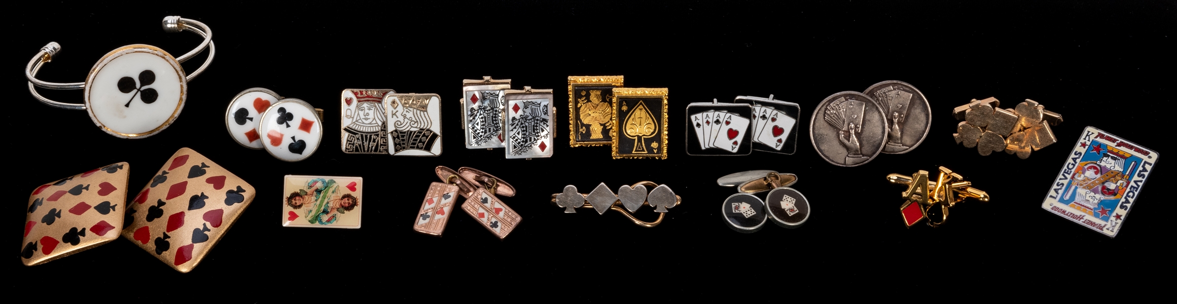  Miscellaneous Playing Card and Gambling-themed Jewelry.
