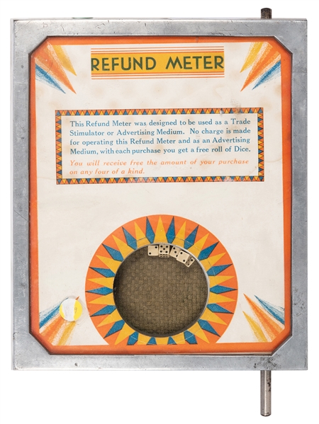  Refund Meter Dice Trade Stimulator.
