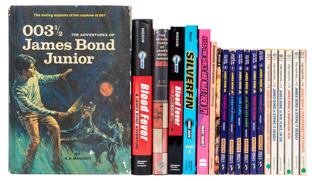 Group of James Bond Junior and Other Related James Bond Titles for Children.
