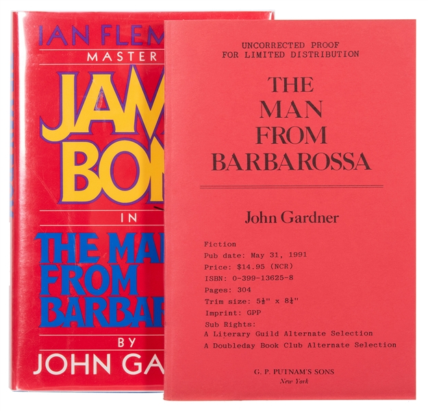 The Man From Barbarossa, including an uncorrected proof.