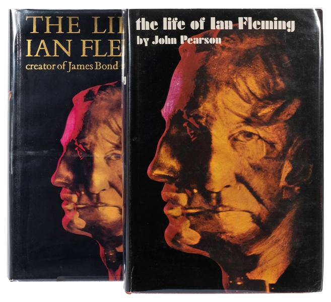 The Life of Ian Fleming, both first editions.