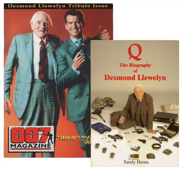 The Biography of Desmond Llewelyn, [signed].