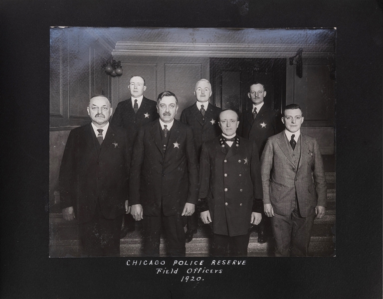 Lot Detail - Early Photograph Album Of The Chicago Police Department ...