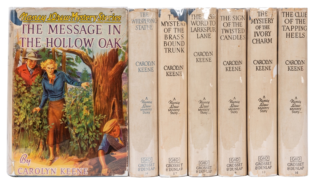 Seven Nancy Drew Mystery Stories.