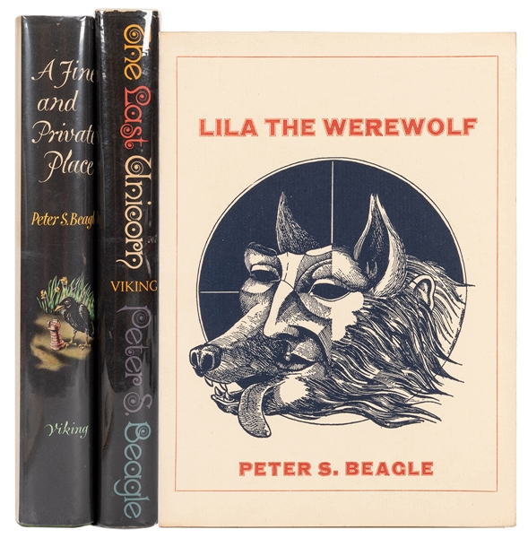 Three Peter S. Beagle First Editions.