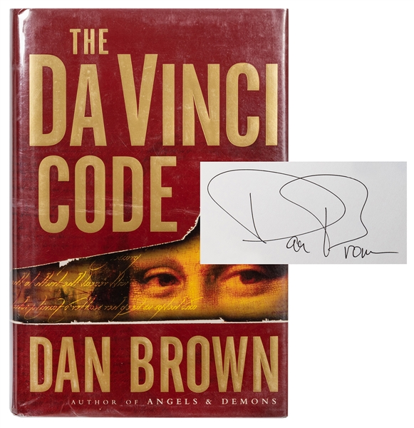 The Da Vinci Code, [inscribed and signed].