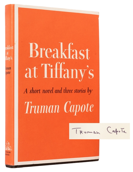 Breakfast at Tiffany’s, [signed].