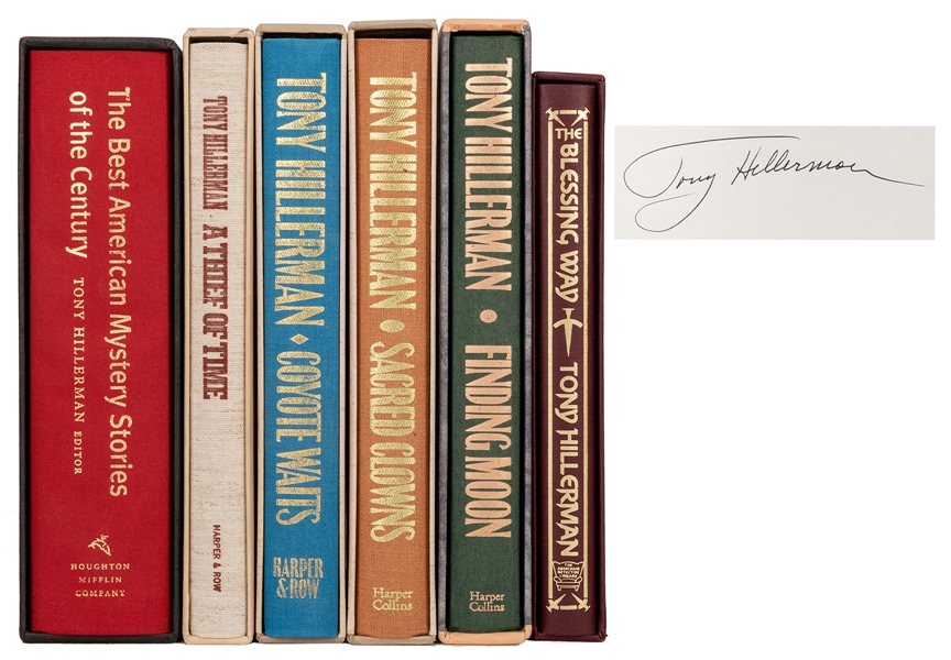 Six Limited Edition Titles by Tony Hillerman, [signed].