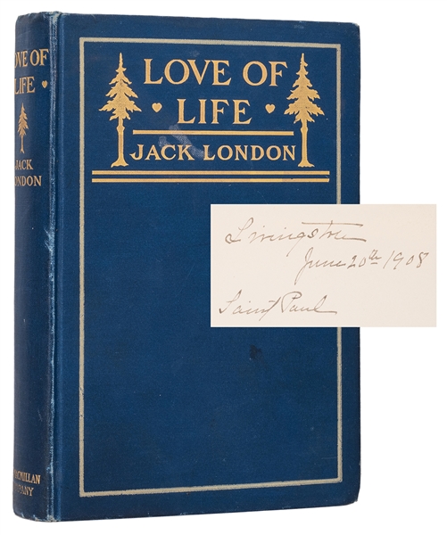 Love of Life and Other Stories, [association copy].