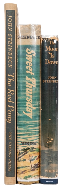 Three Steinbeck First Editions.