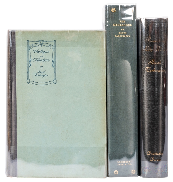 Three Inscribed and Signed Titles by Booth Tarkington.