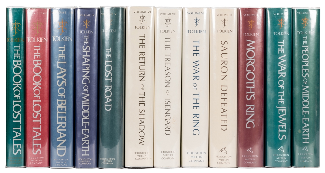 The History of Middle Earth, volumes 1–12.