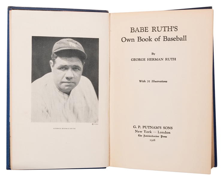 Sell Your Babe Ruth's Own Book of Baseball Signed at NDS Auctions