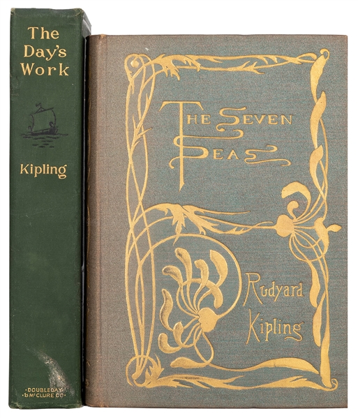 Pair of Rudyard Kipling First American Editions.