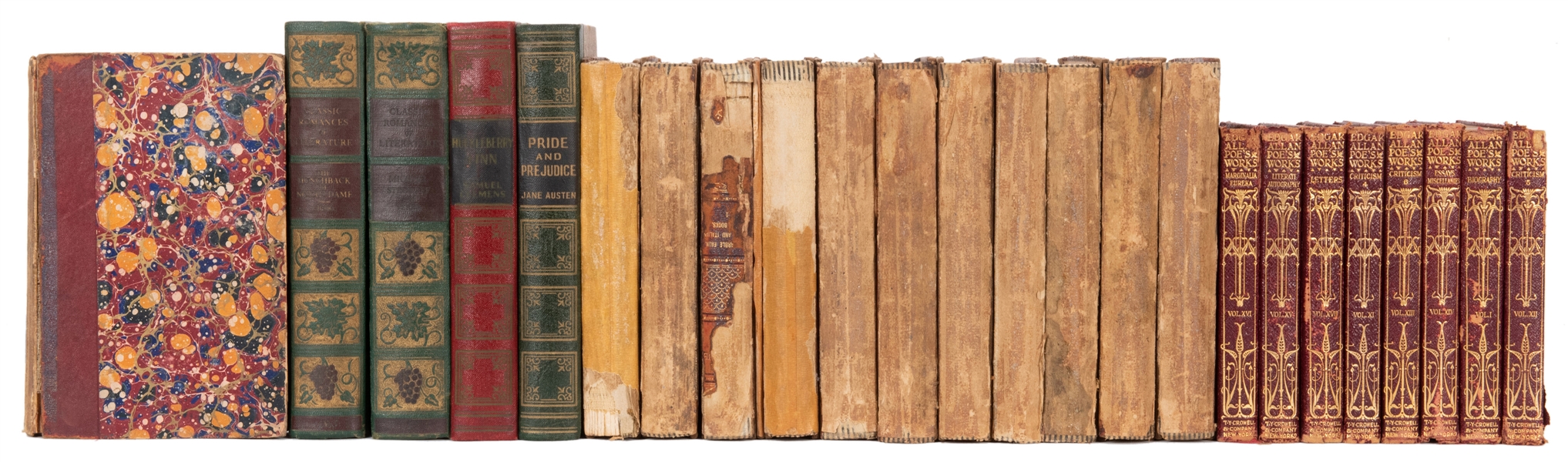 Shelf of Classic Literary Works. 24 volumes.