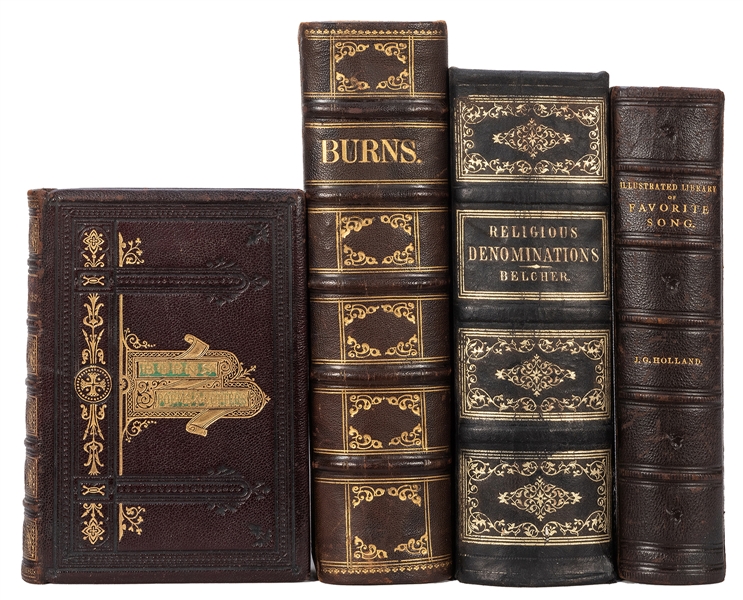 Four Finely Embossed Bindings.