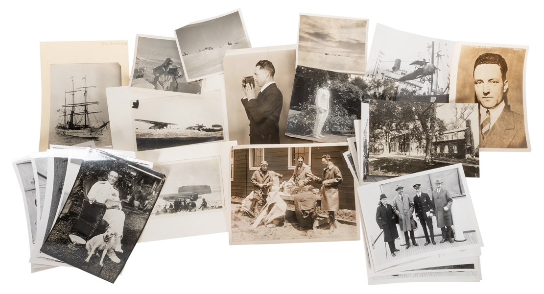 Lot of Photographs of Admiral Richard Byrd.
