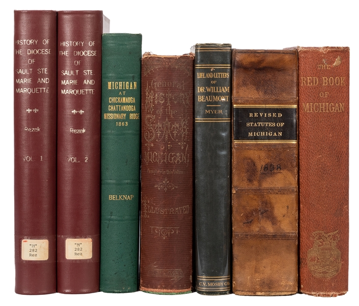 Seven Volumes on Michigan Related History.