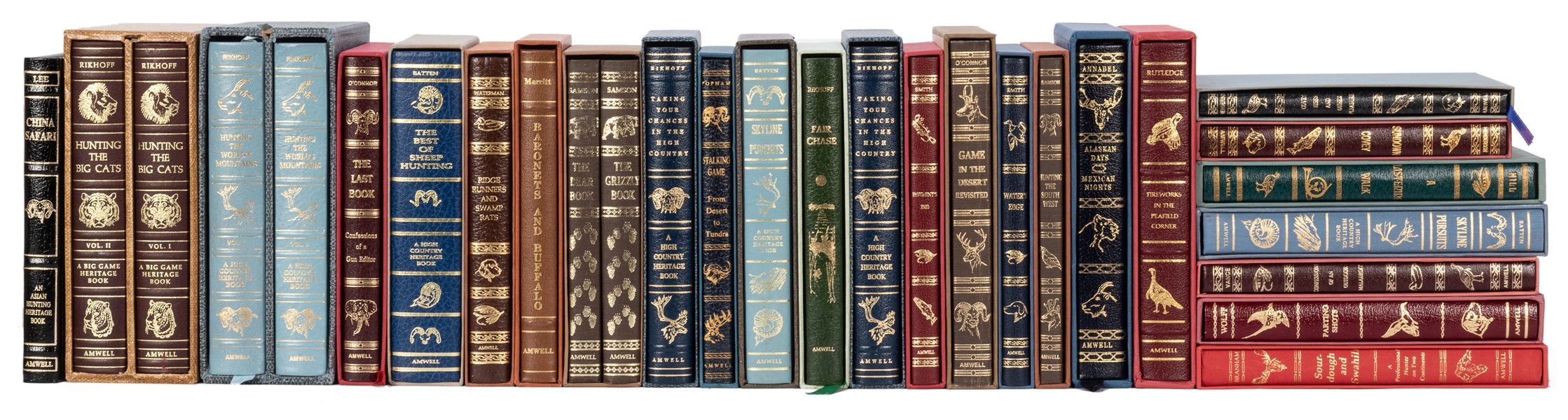 Group of 32 Hunting Titles from Amwell Press, [many signed and limited].