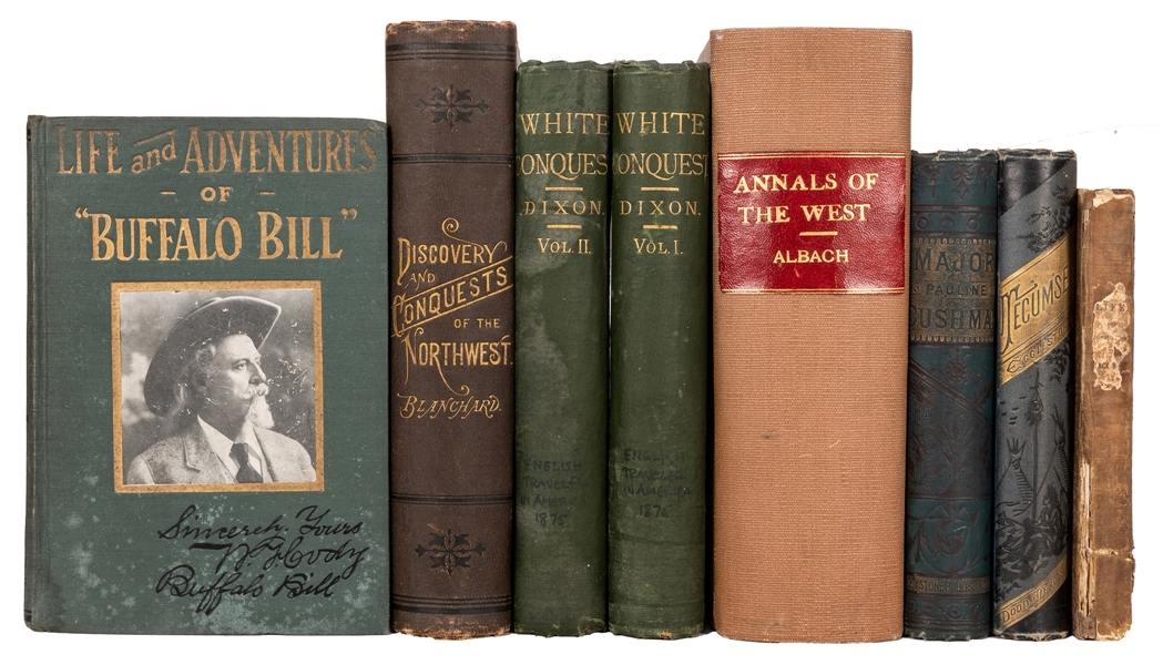 Seven Volumes Related to Western Americana, Exploration of the West, and Native Americans.
