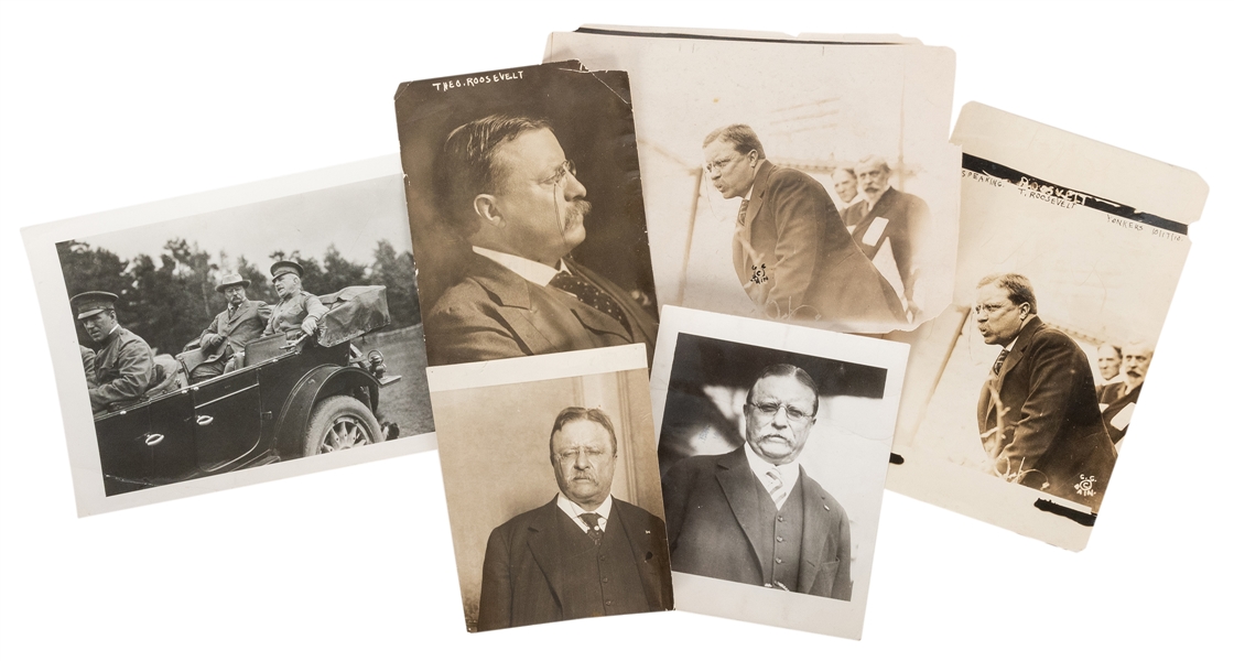 Six Photographs of Theodore Roosevelt.