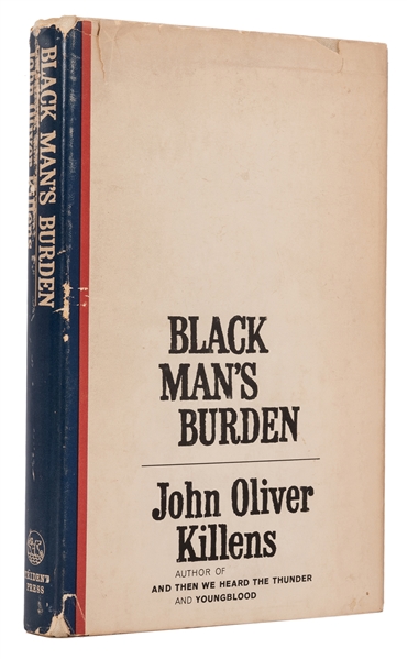 Black Man’s Burden, inscribed by Killens and Poitier.