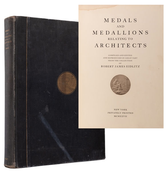Medals and Medallions Relating to Architects.  Theatrum architecturae civilis.