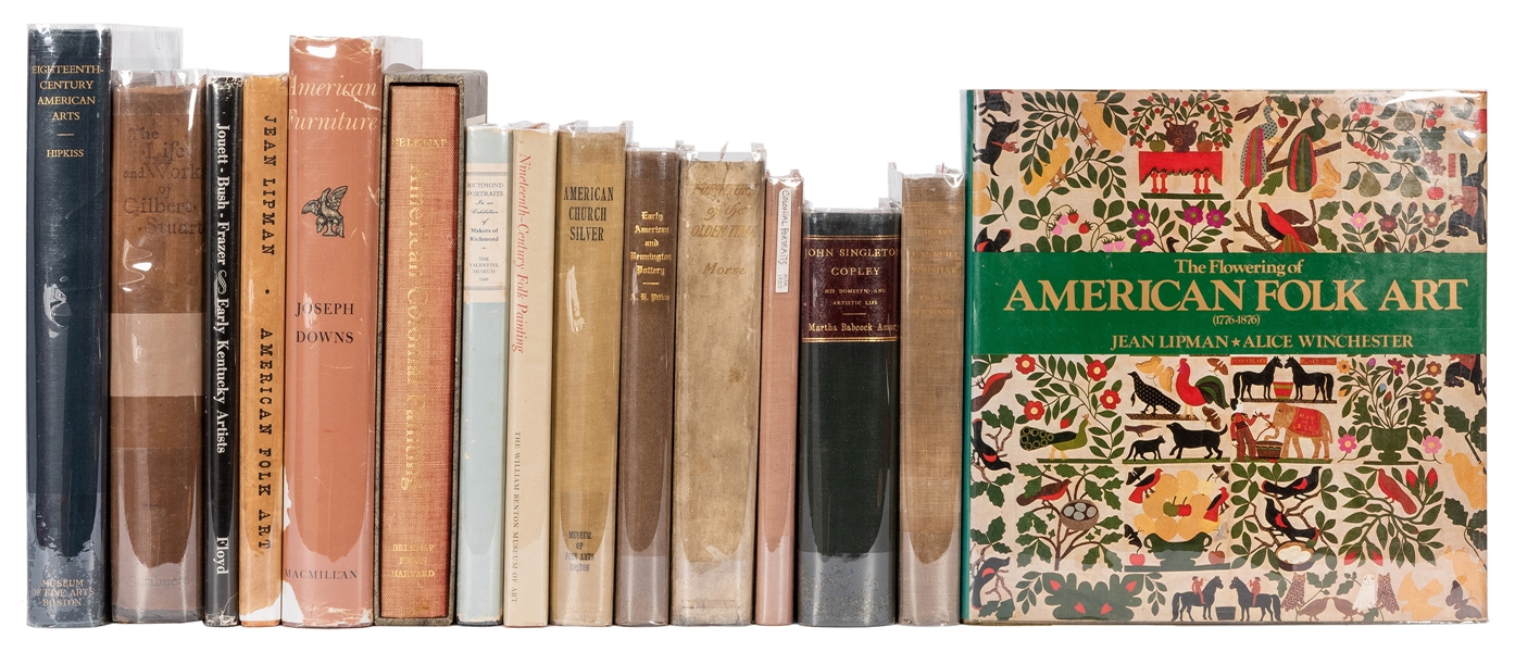 Group of 14 Volumes on Early American Artists, Artwork, and References.