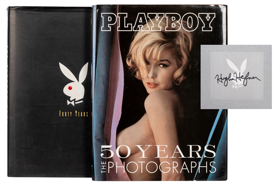 The Playboy Book: The Complete Pictorial History, [signed by Hugh Hefner].