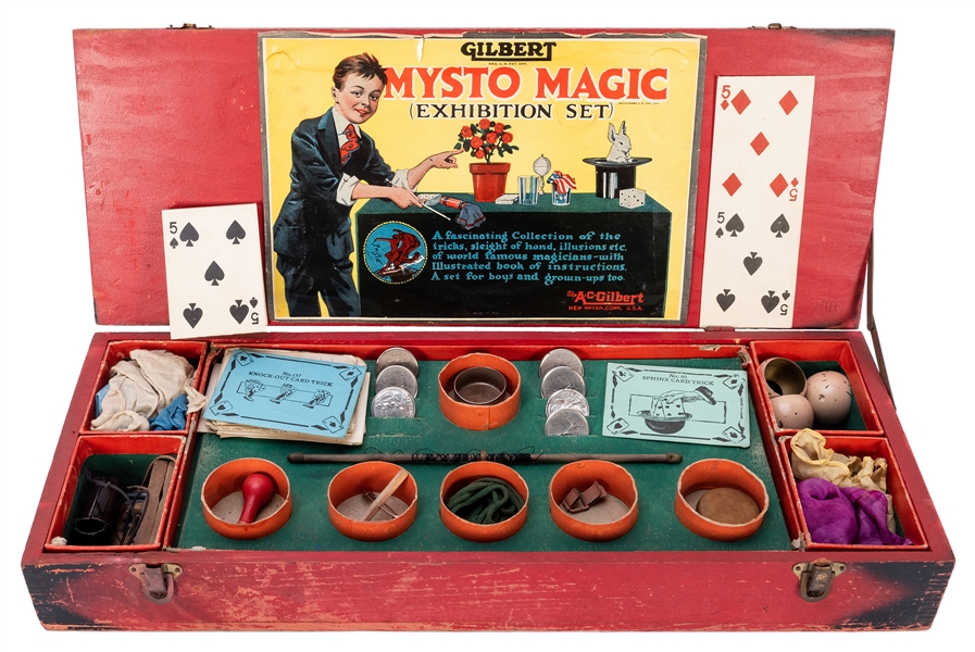  Mysto Magic Exhibition Set. New Haven: Gilbert ca. 1930. V...