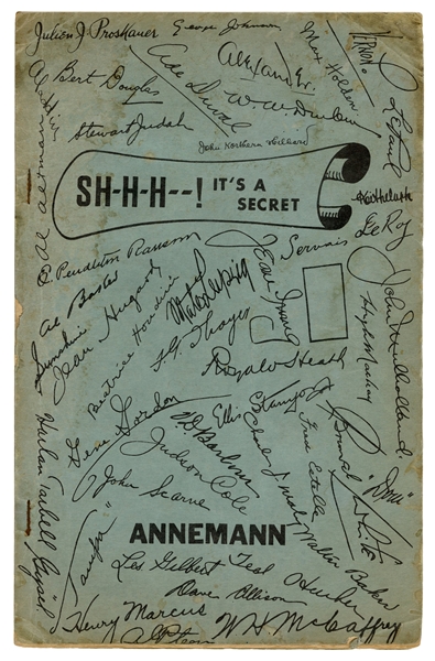  Annemann, Theo (Theodore Squires). Sh-h-h--! It’s a Secret....
