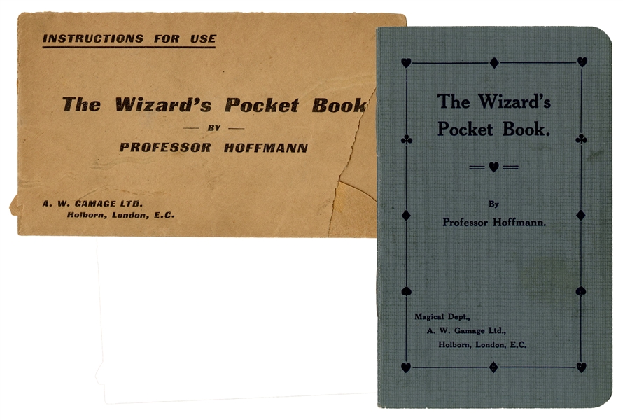  Hoffmann, Professor (Angelo J. Lewis). The Wizard’s Pocket ...