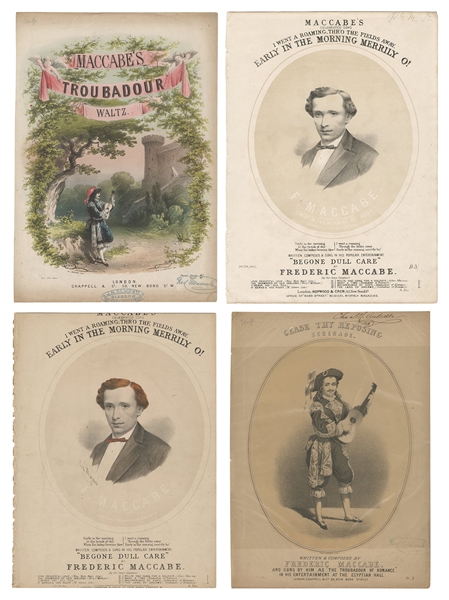  [Ventriloquism] Maccabe, Frederic. Four Pieces of Maccabe S...