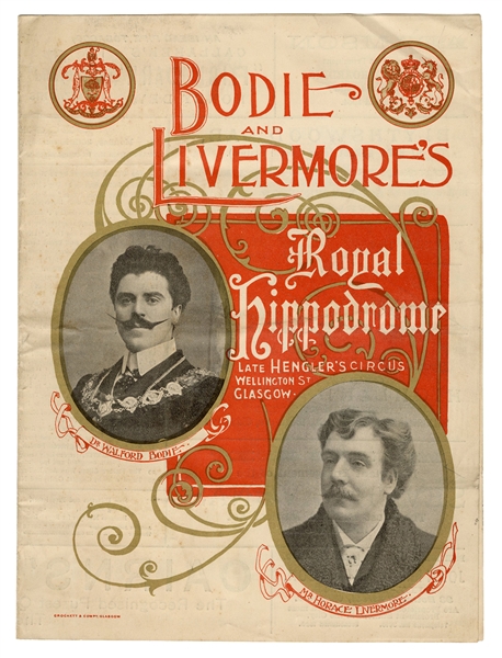  Bodie, Walford. Bodie & Livermore’s Royal Hippodrome Progra...
