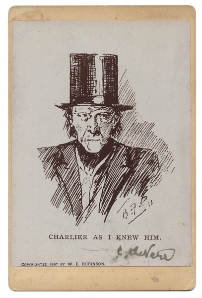  Charlier. Photographic sketch of Charlier. [New York]: W.E....