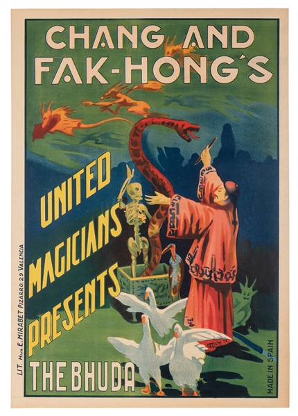  Chang and Fak Hong’s United Magicians. The Bhuda. Spain ca...