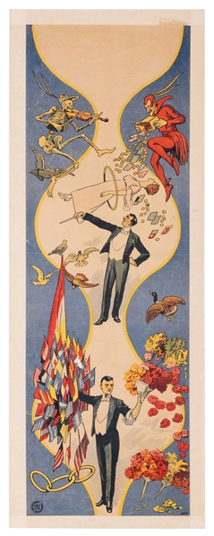  Adolph Friedlander Conjuring Stock Poster. Hamburg ca. 191...