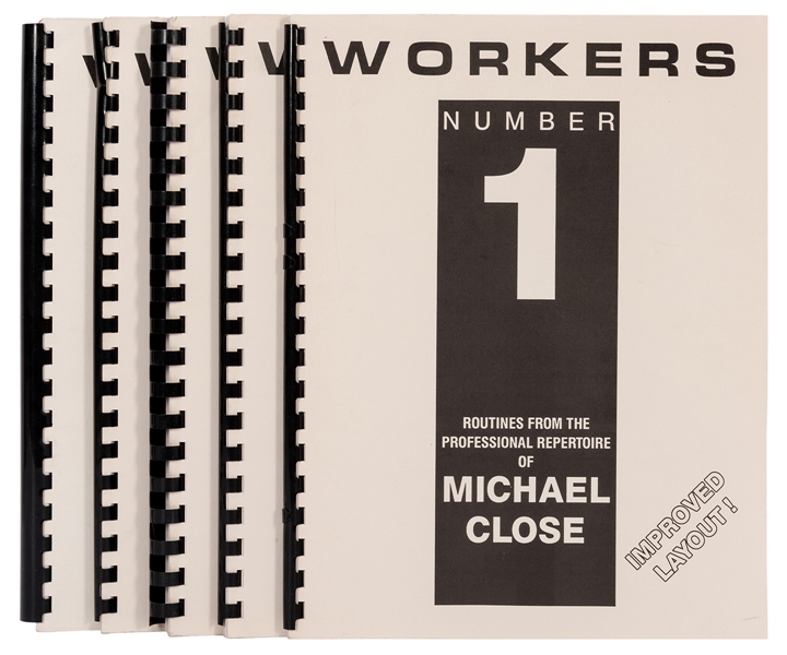  Close, Michael. The Workers Series Vols. 1 – 5. 1990-96. P...