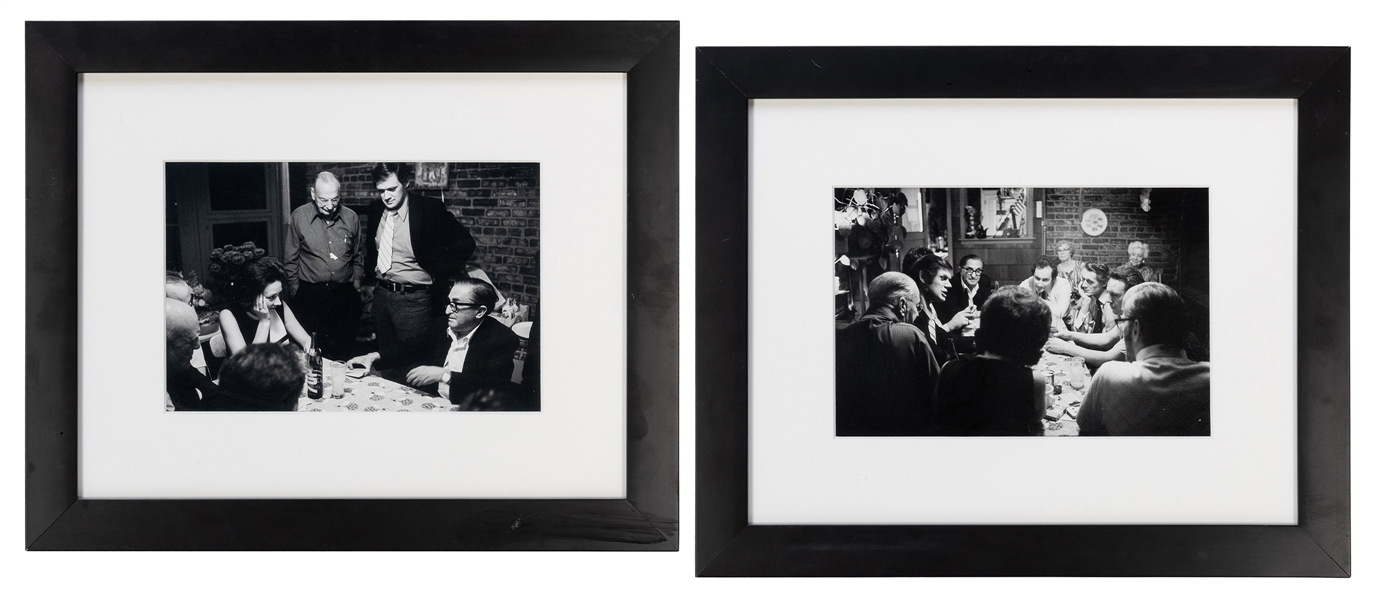  Two Photographs of Johnny Thompson at Magic Inc. [Chicago]...