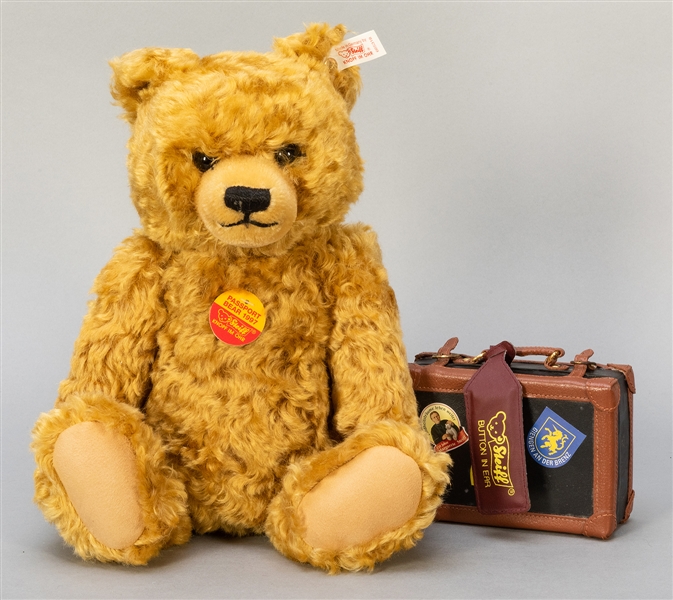  Steiff Passport Bear 1997. One of 3,500 examples. In box wi...