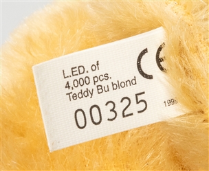  Steiff Teddy Bu 1925 Replica Limited Edition. 1999. Limited...