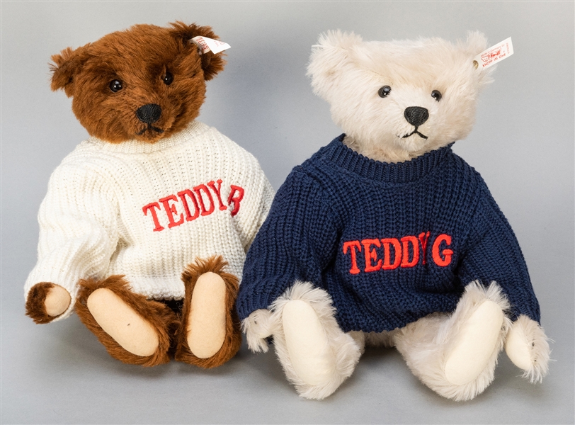  Steiff Teddy B and Teddy G. 1998. Commemorating Teddy Roose...
