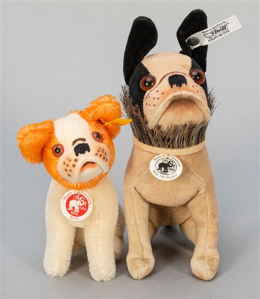 Lot Detail - Pair of Steiff “Bully” Dogs Including 1927 Replica 