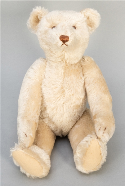  Steiff Unproduced and Unmarked Teddy Bear White Mohair. Whi...
