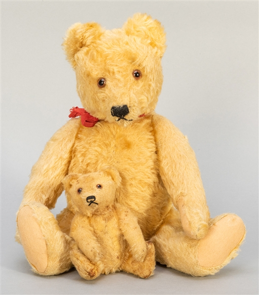  Steiff Pair of 1950s Teddy Bears. Germany, 1950s. Pair of c...