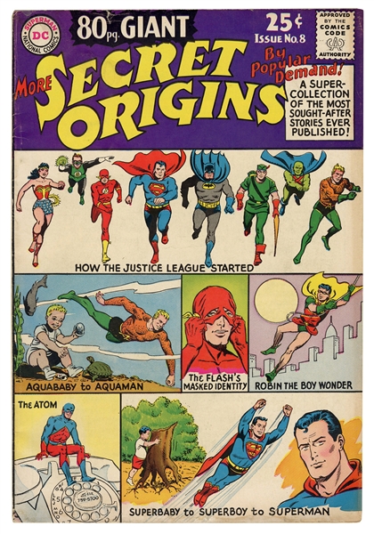 80 Page Giant #8. DC Comics, 1965. Ungraded. More Secret Or...