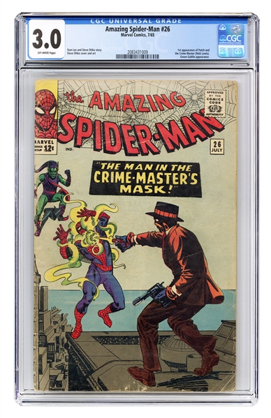  Amazing Spider-Man #26. Marvel Comics, 1965. CGC 3.0 graded...