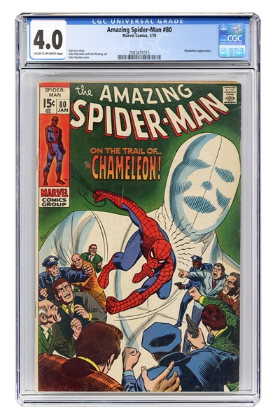  Amazing Spider-Man #80. Marvel Comics, 1970. CGC 4.0 graded...